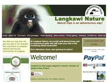 Tablet Screenshot of langkawi-nature.com